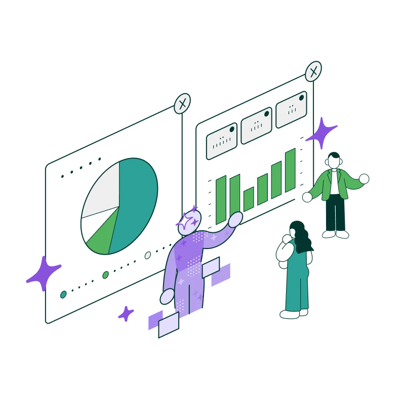 AIとともに業務プロセスを変革するイメージ