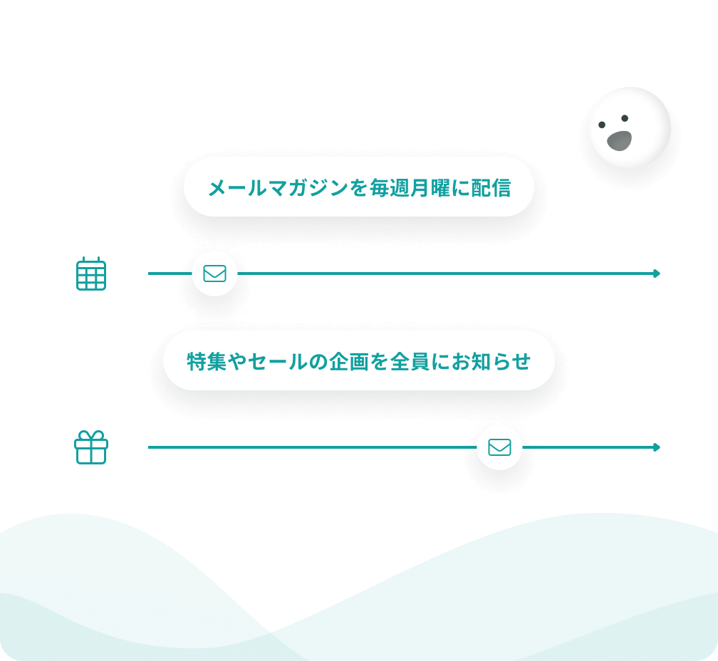 単発・定期的に配信するメールマガジン