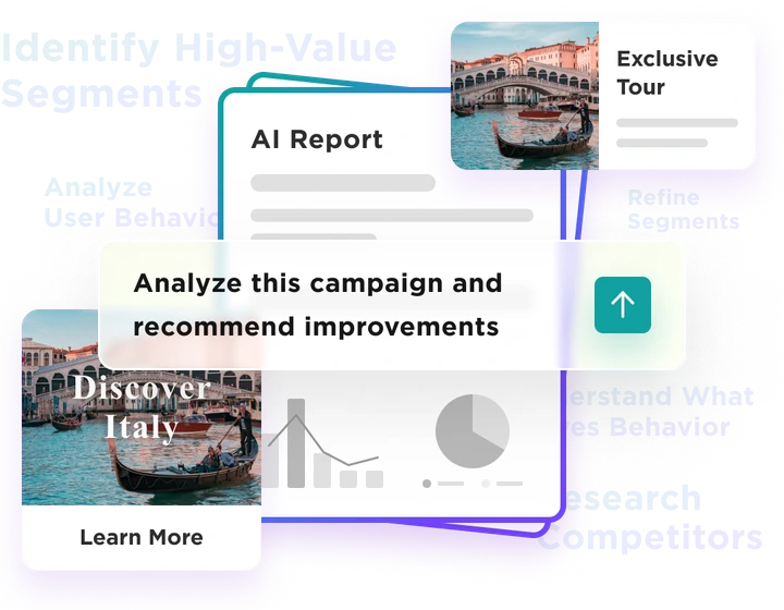 Leverage AI from Deep Customer Insights
to Campaign Execution