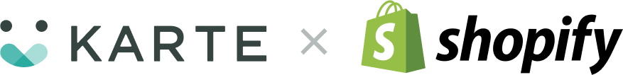 KARTEとShopifyのロゴ